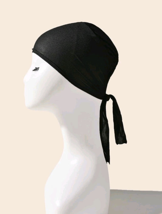 Hijab Headband Biege Black White